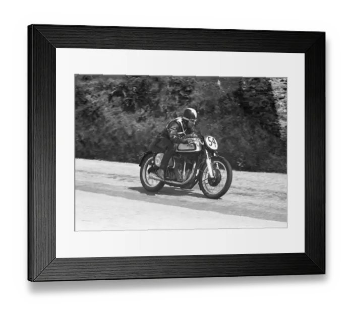 Framed Print : Neville R Jones (Norton) 1954 Senior TT Framed Print : Neville R Jones (Norton) 1954 Senior TT