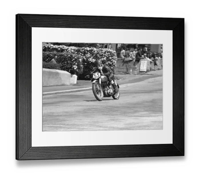 Framed Print : Freddie Jenkins (Ariel) 1953 Senior Clubman TT Framed Print : Freddie Jenkins (Ariel) 1953 Senior Clubman TT