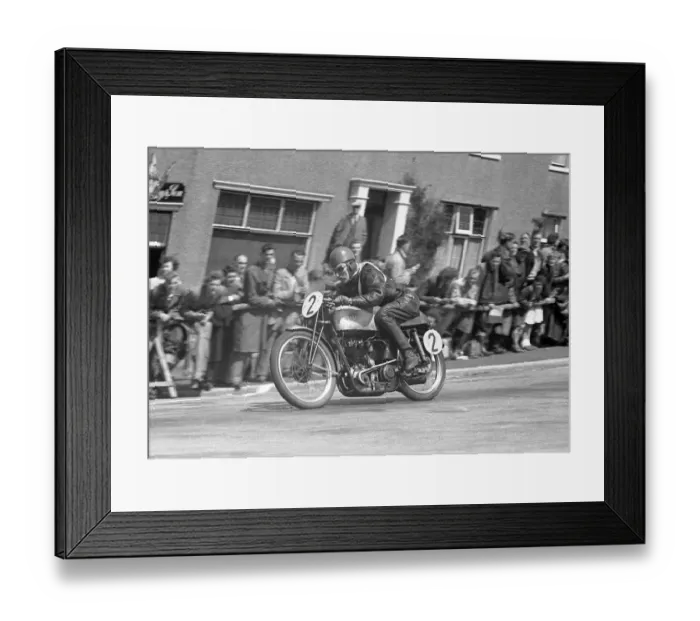 Framed Print : Arnold Jones (M&F Excelsior) 1953 Lightweight TT Framed Print : Arnold Jones (M&F Excelsior) 1953 Lightweight TT