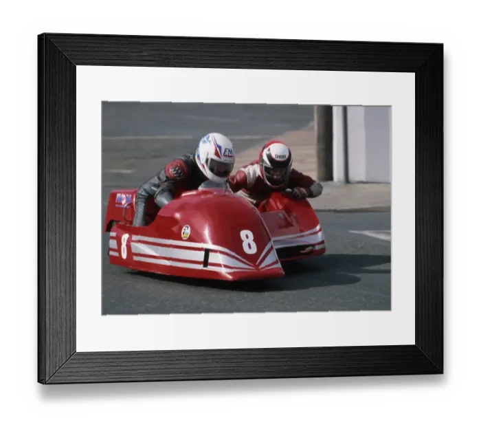 Framed Print : Peter Krukowski & Cat Turner (Ireson) 1993 Sidecar TT Framed Print : Peter Krukowski & Cat Turner (Ireson) 1993 Sidecar TT