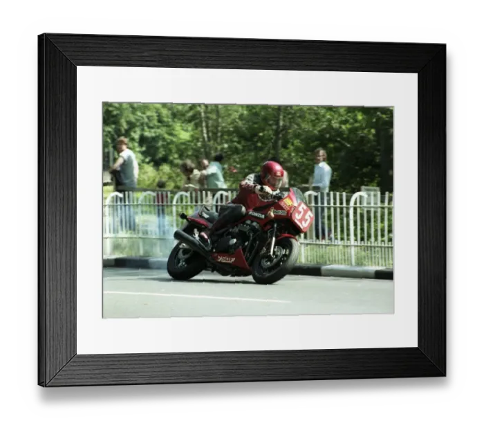 Framed Print : Hartley Kerner (Honda) 1984 Production B TT Framed Print : Hartley Kerner (Honda) 1984 Production B TT