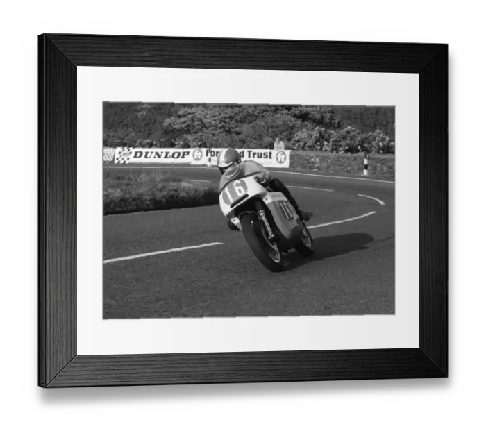 Framed Print : Malcolm Lucas (BSA) 1977 Formula One TT Framed Print : Malcolm Lucas (BSA) 1977 Formula One TT