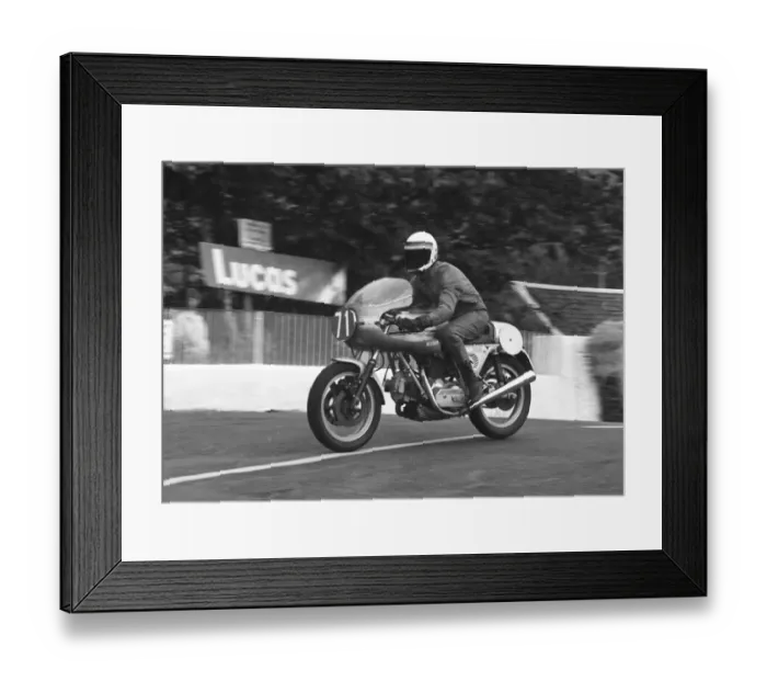 Framed Print : Bert Kleimaier (Ducati) 1977 Formula One TT Framed Print : Bert Kleimaier (Ducati) 1977 Formula One TT