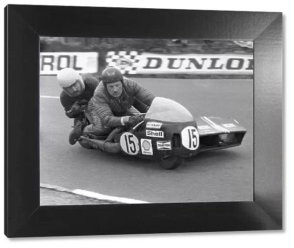 Dennis Keen & Roland Worrall (Konig) 1974 500 Sidecar TT