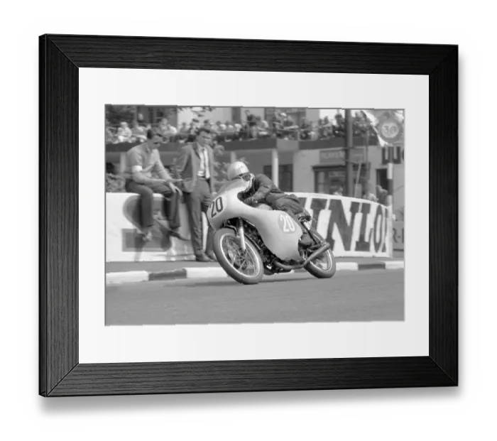 Framed Print : John Kidson (Guzzi) 1962 Lightweight TT Framed Print : John Kidson (Guzzi) 1962 Lightweight TT