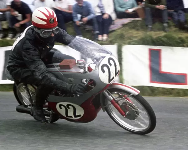 Brian Gleed (Honda) 1967 50cc TT