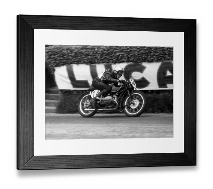 Framed Print : Ed La Belle (BMW) 1959 500 Formula One TT Framed Print : Ed La Belle (BMW) 1959 500 Formula One TT