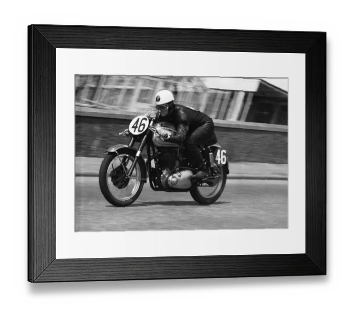 Framed Print : Alistair King (BSA) 1954 Senior Clubman TT Framed Print : Alistair King (BSA) 1954 Senior Clubman TT