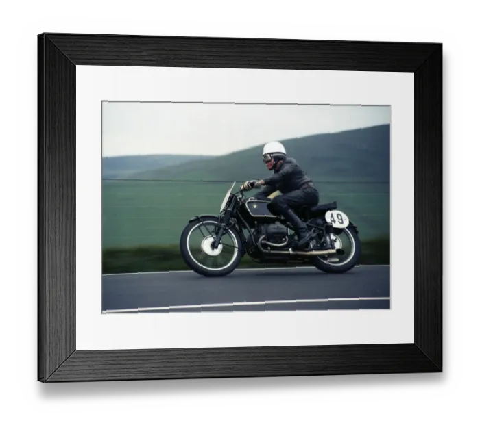 Framed Print : George Meier (BMW) 1989 Classic Parade Framed Print : George Meier (BMW) 1989 Classic Parade