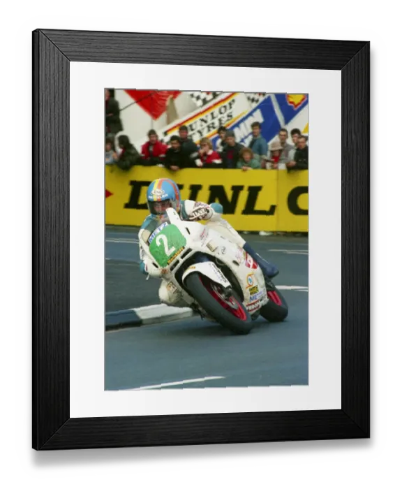 Framed Print : Brian Morrison (Honda) 1988 Production C TT Framed Print : Brian Morrison (Honda) 1988 Production C TT