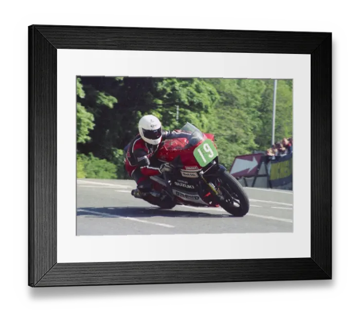 Framed Print : Brian Morrison (Suzuki) 1987 Production B TT Framed Print : Brian Morrison (Suzuki) 1987 Production B TT