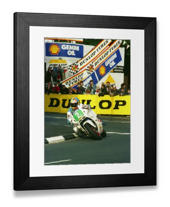 Framed Print : Brian Morrison (Honda) 1988 Production C TT Framed Print : Brian Morrison (Honda) 1988 Production C TT