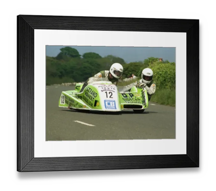 Framed Print : Martin Murphy & Alan Langton (Yamaha) 1987 Sidecar TT Framed Print : Martin Murphy & Alan Langton (Yamaha) 1987 Sidecar TT