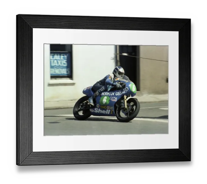 Framed Print : Phil Mellor (EMC) 1983 Junior TT Framed Print : Phil Mellor (EMC) 1983 Junior TT