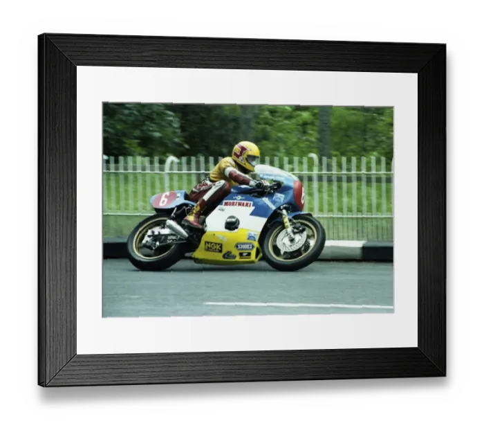 Framed Print : Graeme McGregor (Moriwaki) 1981 Formula One TT Framed Print : Graeme McGregor (Moriwaki) 1981 Formula One TT