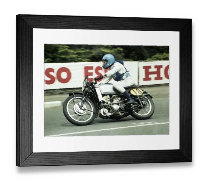 Framed Print : Sammy Miller (AJS) 1980 Classic Parade Framed Print : Sammy Miller (AJS) 1980 Classic Parade