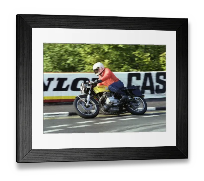 Framed Print : John Musson (Honda) 1978 Formula 3 TT