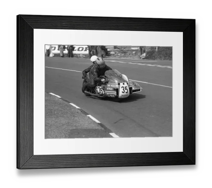 Framed Print : Ian McDonald & H Sanderson (Kawasaki) 1977 Sidecar TT Framed Print : Ian McDonald & H Sanderson (Kawasaki) 1977 Sidecar TT