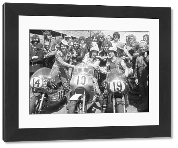 The winners; 1975 Senior TT