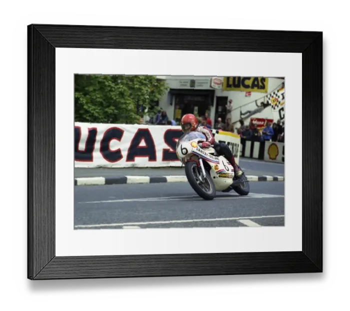 Framed Print : Chas Mortimer (Maxton Yamaha) 1974 Formula 750 TT Framed Print : Chas Mortimer (Maxton Yamaha) 1974 Formula 750 TT