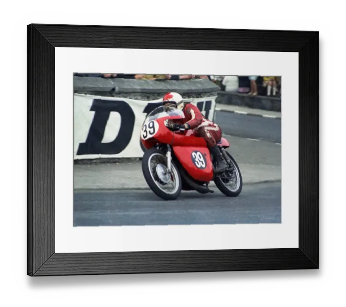 Framed Print : Nick Mayo (Bultaco) 1969 Ultra Lightweight TT Framed Print : Nick Mayo (Bultaco) 1969 Ultra Lightweight TT