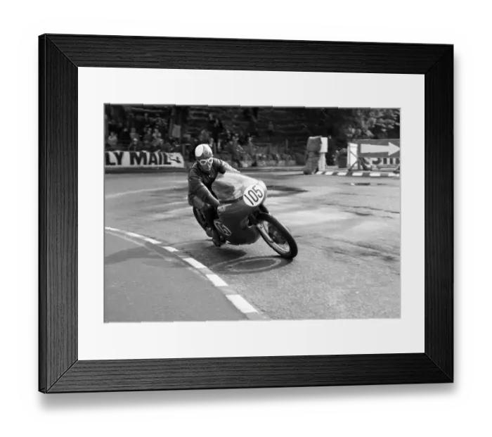 Framed Print : Nigel Warren (Matchless) 1965 Senior Manx Grand Prix Framed Print : Nigel Warren (Matchless) 1965 Senior Manx Grand Prix