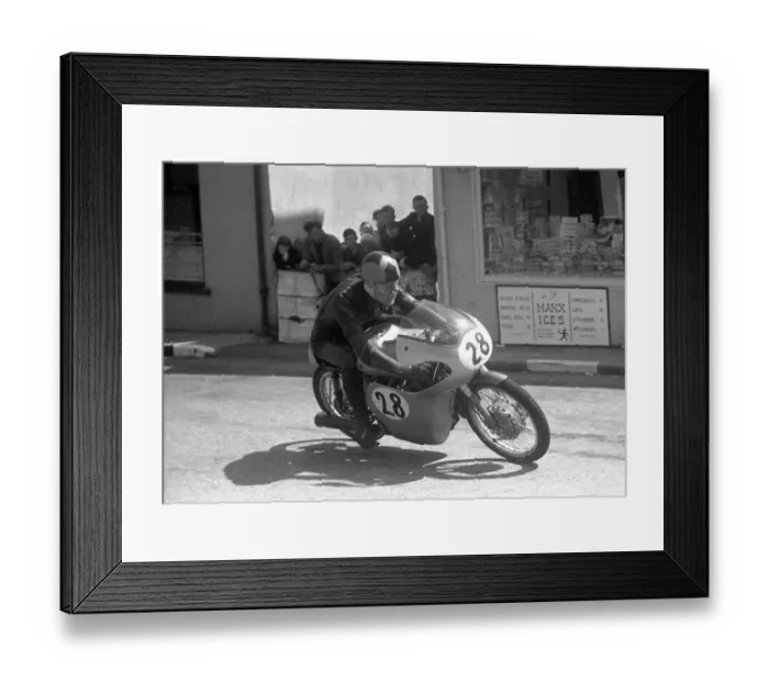 Framed Print : Sammy Miller (Ducati) 1958 Ultra Lightweight TT Framed Print : Sammy Miller (Ducati) 1958 Ultra Lightweight TT