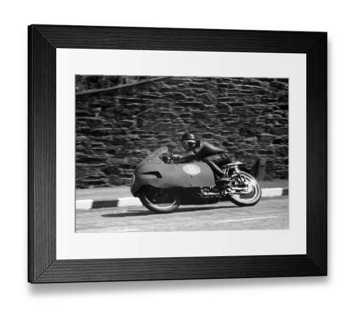 Framed Print : Peter Murphy (Norton) 1957 Junior TT Framed Print : Peter Murphy (Norton) 1957 Junior TT