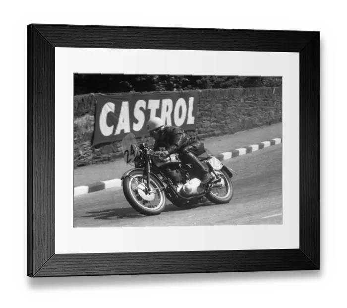 Framed Print : Charles McLean (BSA) 1956 Junior Clubman TT Framed Print : Charles McLean (BSA) 1956 Junior Clubman TT