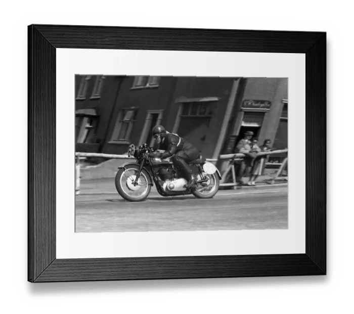 Framed Print : Jimmy Morton (BSA) 1956 Junior Clubman TT Framed Print : Jimmy Morton (BSA) 1956 Junior Clubman TT