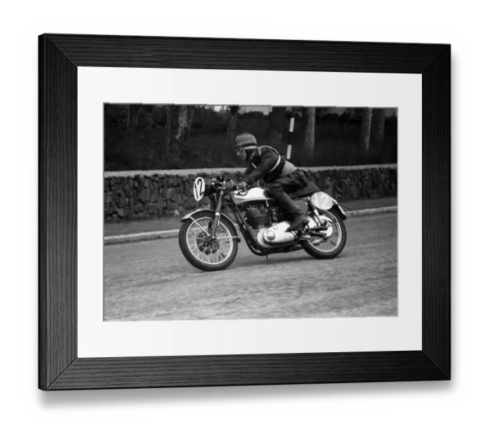 Framed Print : Charles McLean (BSA) 1955 Junior Clubman TT Framed Print : Charles McLean (BSA) 1955 Junior Clubman TT