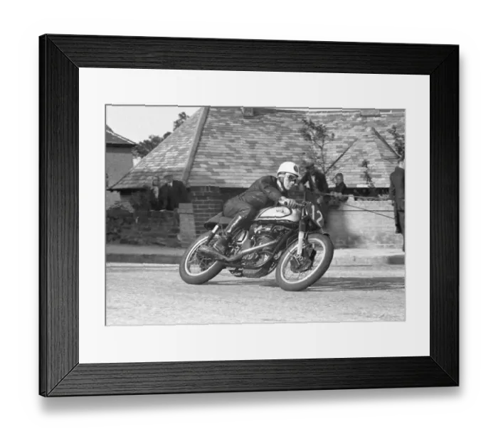 Framed Print : Bob McIntyre (Norton) 1955 Senior TT