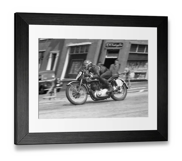 Framed Print : J M Moore (BSA) 1954 Junior Clubman TT Framed Print : J M Moore (BSA) 1954 Junior Clubman TT