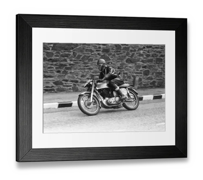 Framed Print : John Mockett (Norton) 1954 Junior Clubman TT Framed Print : John Mockett (Norton) 1954 Junior Clubman TT