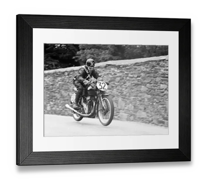 Framed Print : Jock McCredie (Excelsior) 1952 Lightweight TT Framed Print : Jock McCredie (Excelsior) 1952 Lightweight TT