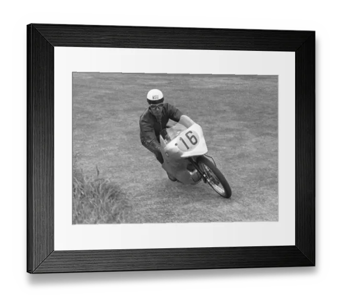 Framed Print : Hermann-Paul Muller (NSU) 1954 Ultra Lightweight TT Framed Print : Hermann-Paul Muller (NSU) 1954 Ultra Lightweight TT