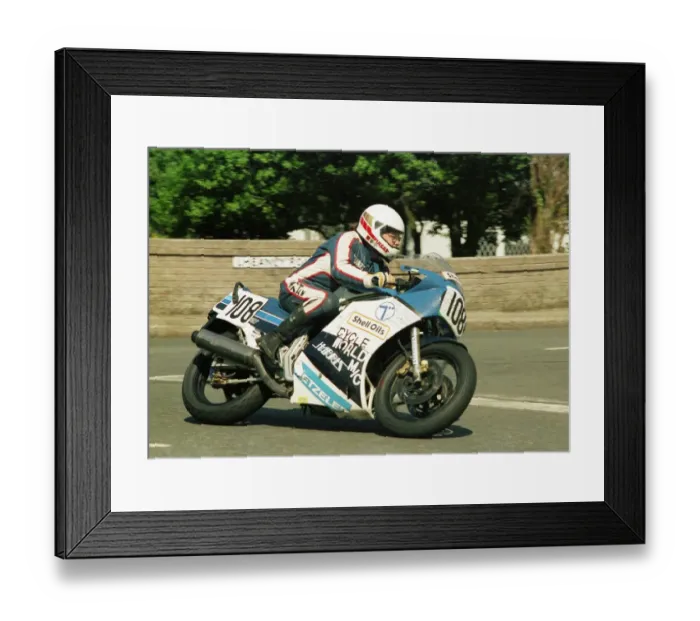 Framed Print : Stuart Noon (Suzuki) 1987 Formula One TT Framed Print : Stuart Noon (Suzuki) 1987 Formula One TT