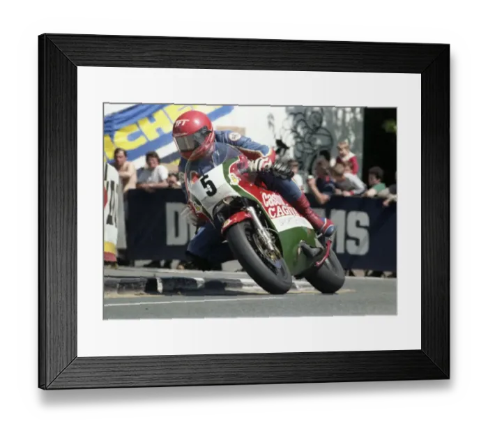 Framed Print : Trevor Nation (Ducati Cagiva) 1985 Formula One TT Framed Print : Trevor Nation (Ducati Cagiva) 1985 Formula One TT