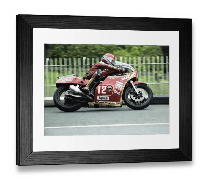 Framed Print : John Newbold (Suzuki) 1981 Formula One TT Framed Print : John Newbold (Suzuki) 1981 Formula One TT
