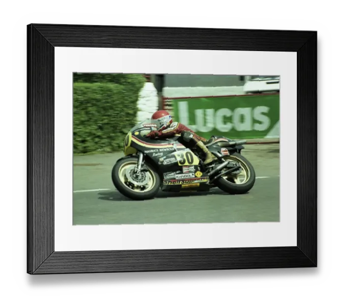 Framed Print : John Newbold (Suzuki) 1981 Senior TT Framed Print : John Newbold (Suzuki) 1981 Senior TT