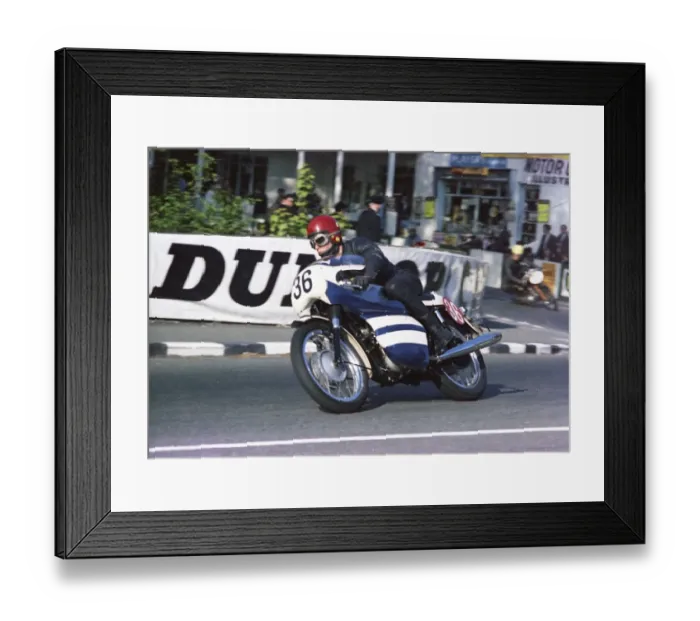 Framed Print : Dave Nixon (Triumph) 1967 Production 500 TT Framed Print : Dave Nixon (Triumph) 1967 Production 500 TT