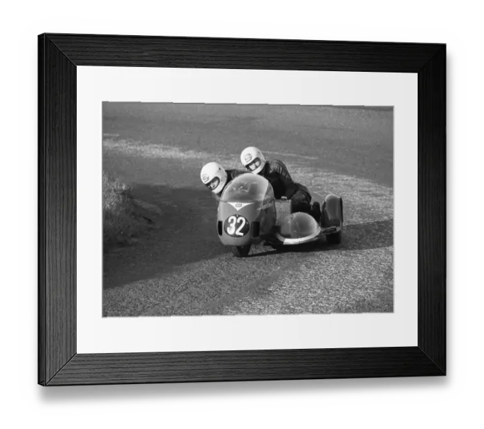 Framed Print : George O Dell & Bill Boldison (BSA) 1972 500 Sidecar TT Framed Print : George O Dell & Bill Boldison (BSA) 1972 500 Sidecar TT
