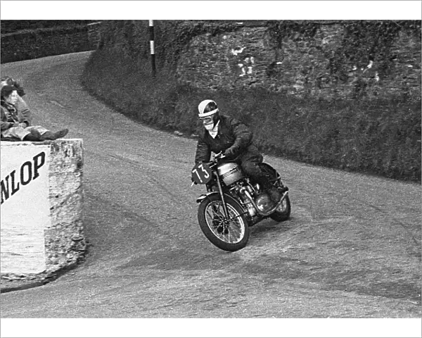 Len Newcombe (Triumph) 1951 Senior Clubman TT