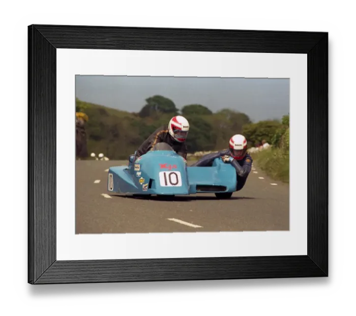 Framed Print : Derek Plummer & Brian Marris (Ireson Yamaha) 1987 Sidecar TT Framed Print : Derek Plummer & Brian Marris (Ireson Yamaha) 1987 Sidecar TT