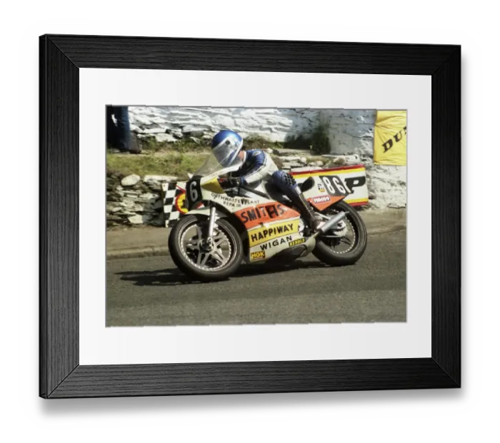 Framed Print : Chris Faulkner (Yamaha) 1985 Formula 2 TT Framed Print : Chris Faulkner (Yamaha) 1985 Formula 2 TT