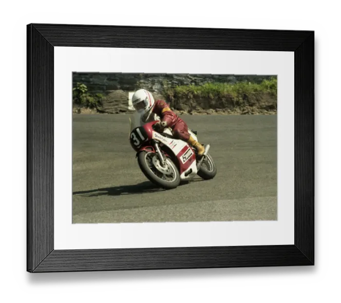 Framed Print : John Raybould (Yamaha) 1985 Formula 2 TT Framed Print : John Raybould (Yamaha) 1985 Formula 2 TT