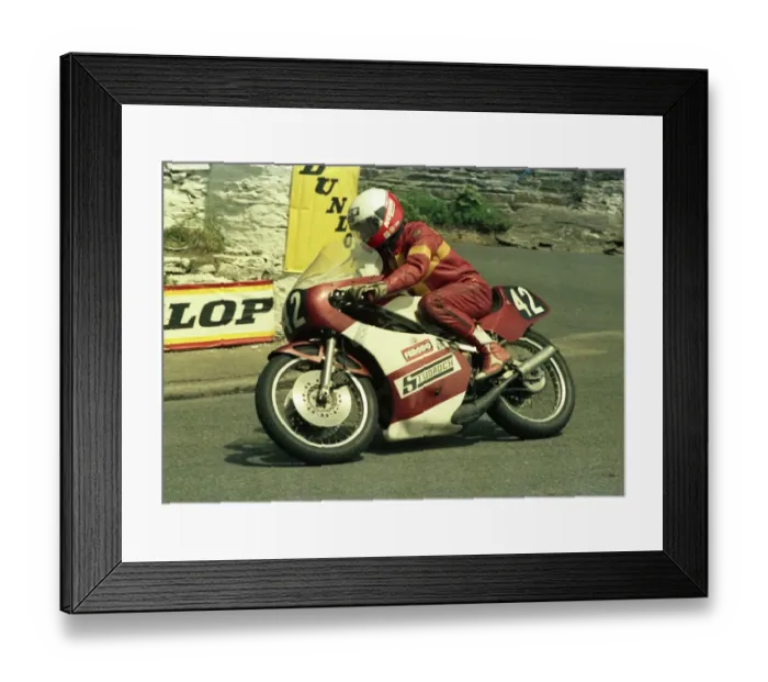 Framed Print : John Raybould (Yamaha) 1986 Formula 2 TT Framed Print : John Raybould (Yamaha) 1986 Formula 2 TT