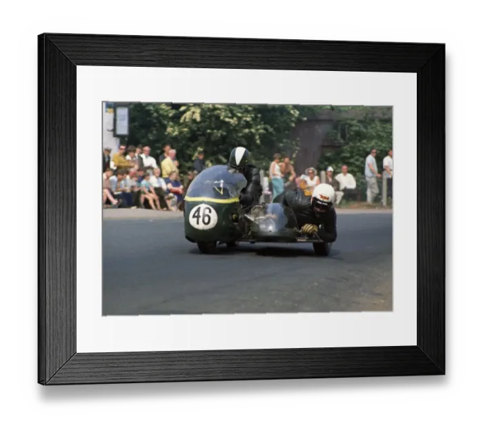 Framed Print : Mick Potter & Norman Panter (Triumph) 1970 500cc Sidecar TT Framed Print : Mick Potter & Norman Panter (Triumph) 1970 500cc Sidecar TT