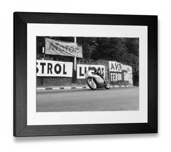 Framed Print : Renzo Pasolini (Benell) 1968 Junior TT Framed Print : Renzo Pasolini (Benell) 1968 Junior TT