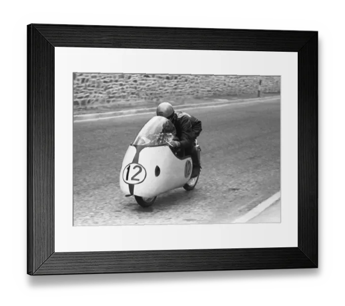 Framed Print : Eric Pantlin (LEF) 1957 Ultra Lightweight TT Framed Print : Eric Pantlin (LEF) 1957 Ultra Lightweight TT